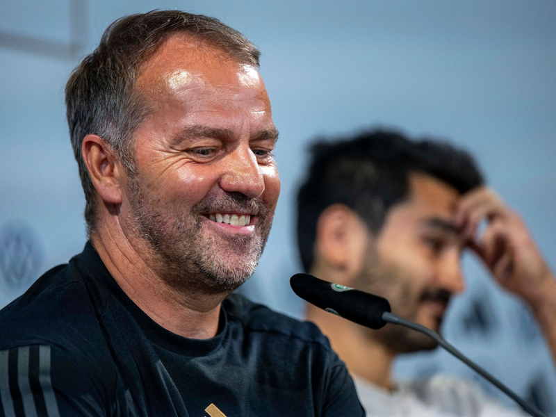 Bundestrainer Hansi Flick hat Ilkay Gündogan zum Kapitän ernannt. - Foto: David Inderlied/dpa