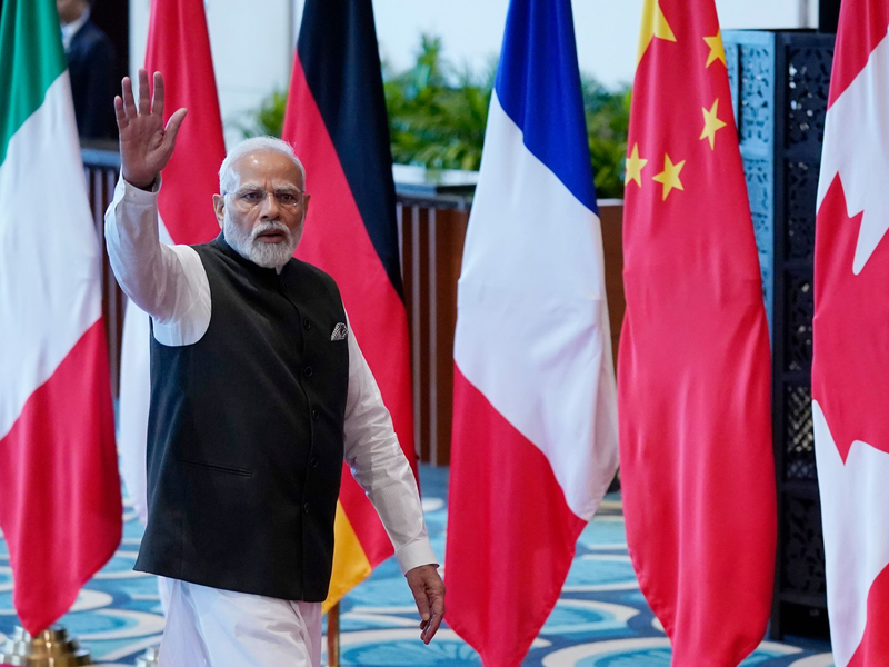 Indiens Premierminister Narendra Modi. - Foto: Evan Vucci/AP Pool/AP