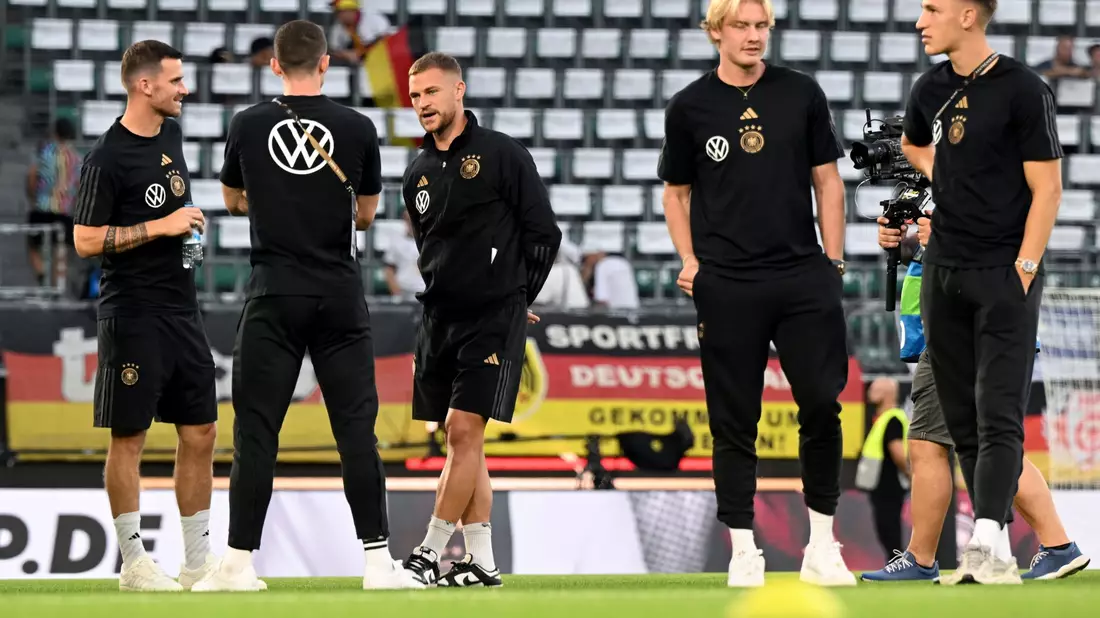 Das DFB-Team trifft in Wolfsburg auf Japan. - Bild: Julian Stratenschulte/dpa