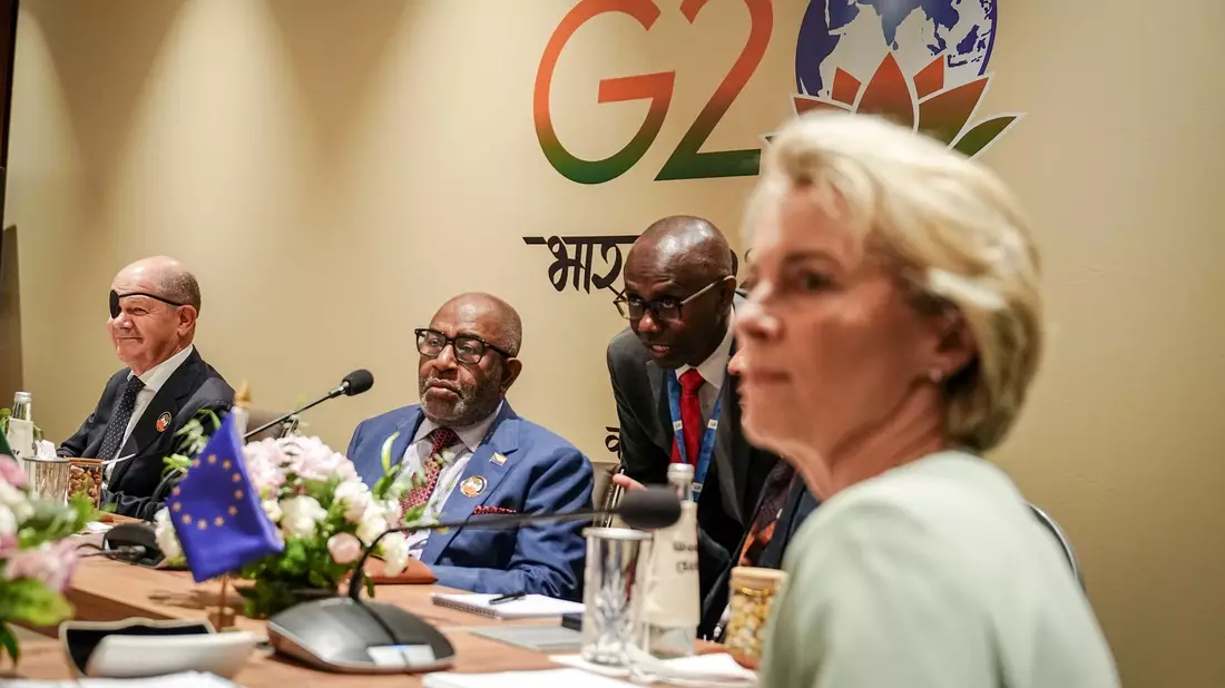 Ursula von der Leyen, Präsidentin der Europäischen Kommission, beim G20-Gipfel. - Bild: Kay Nietfeld/dpa