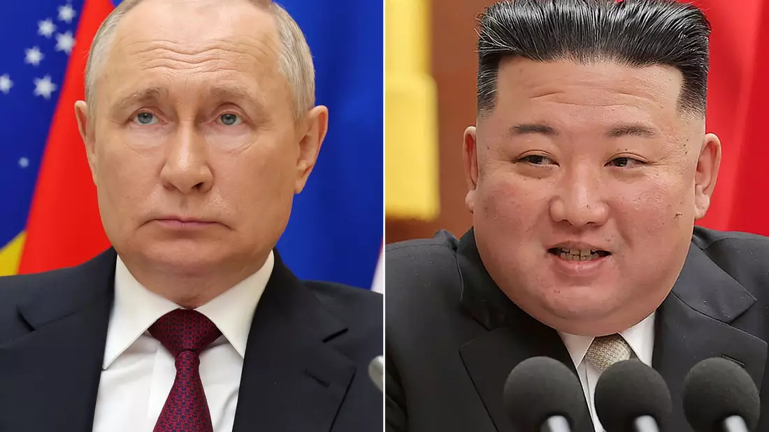 Ein Treffen zwischen Russlands Präsident Wladimir Putin (l) und dem nordkoreanischen Machthaber Kim Jong Un steht bevor. - Bild: Uncredited/Pool Sputnik Kremlin/KCNA via KNS/AP/dpa