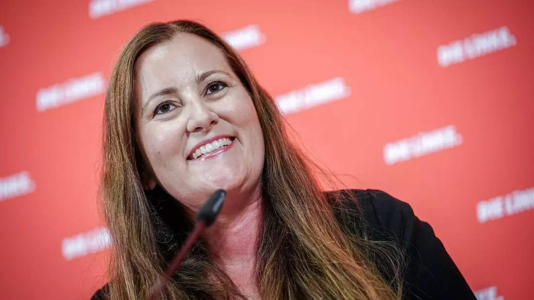 Janine Wissler ist Bundesvorsitzende der Partei Die Linke und hat kürzlich das Wahlprogramm zur Europawahl vorgestellt. - Bild: Kay Nietfeld/dpa