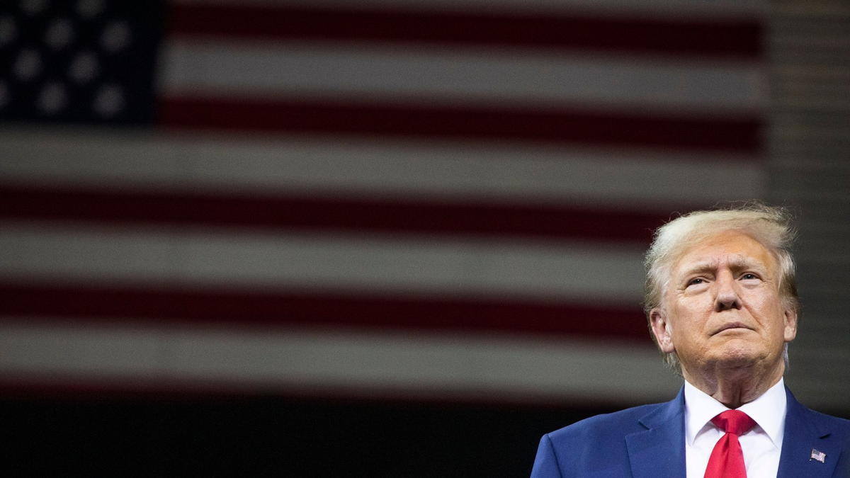Donald Trump ist auf Bundesebene im Zusammenhang mit versuchtem Wahlbetrug angeklagt. - Foto: Toby Brusseau/AP/dpa