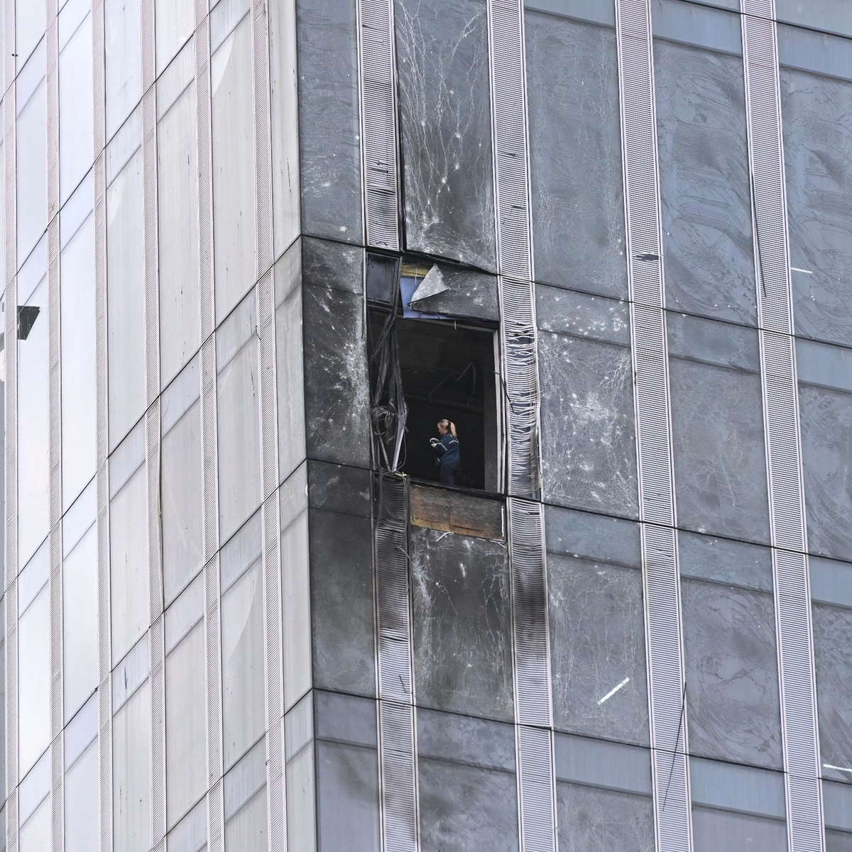 Die russische Luftabwehr musste in der Vergangenheit bereits ukrainische Drohnenangriffe über Moskau abwehren. - Foto: Uncredited/AP