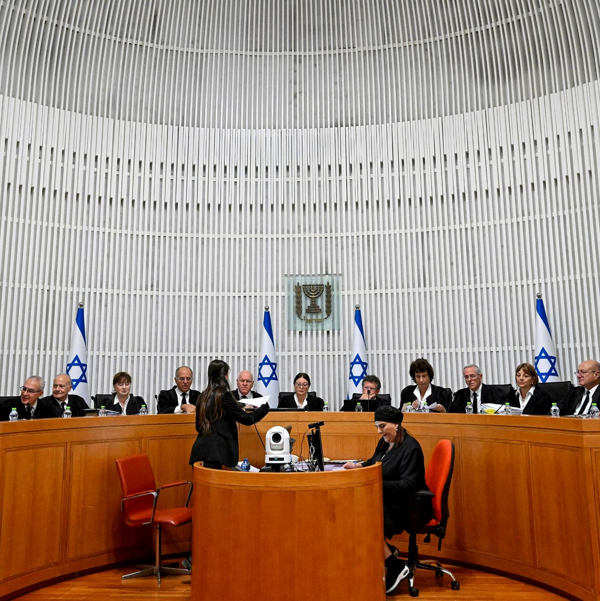 Noch ist unklar, wie sich Israels Oberstes Gericht hinsichtlich der angestoßenen Justizreform verhalten wird. - Foto: Debbie Hill/UPI/AP