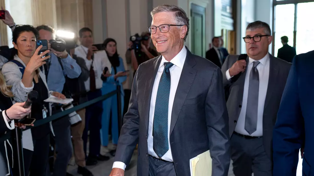 War mit von der Partie: Microsoft-Gründer Bill Gates. - Bild: J. Scott Applewhite/AP/dpa