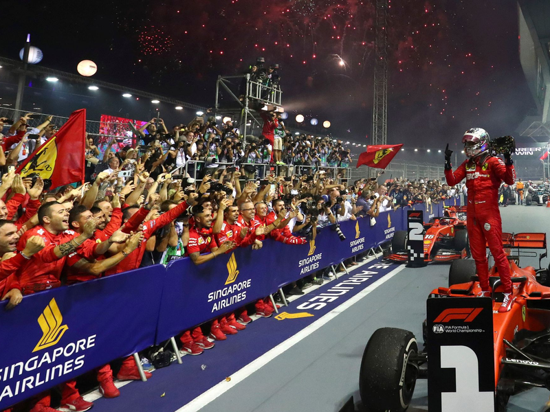 Sebastian Vettel äußert sich zu seinem letzten Karrieresieg. - Foto: Lim Yong Teck/AP/dpa