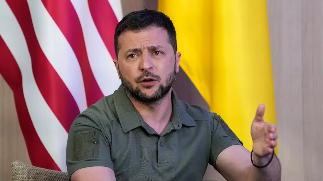 Krieg gegen Russland: Der ukrainische Präsident Wolodymyr Selenskyj könnte bei seinem Besuch in Washington um weitere Unterstützung werben. - Bild: Susan Walsh/AP/dpa