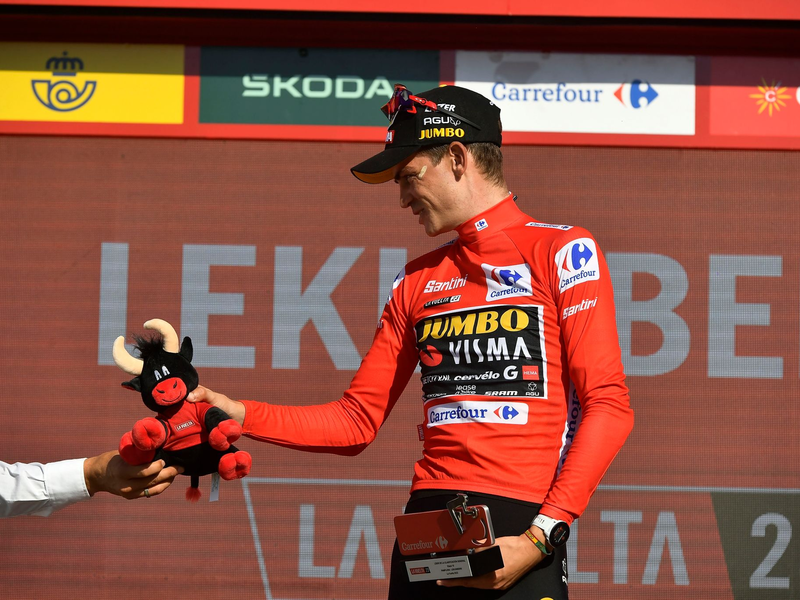 Steht vor dem größten Erfolg seiner Karriere: US-Radprofi Sepp Kuss. - Foto: Alvaro Barrientos/AP/dpa