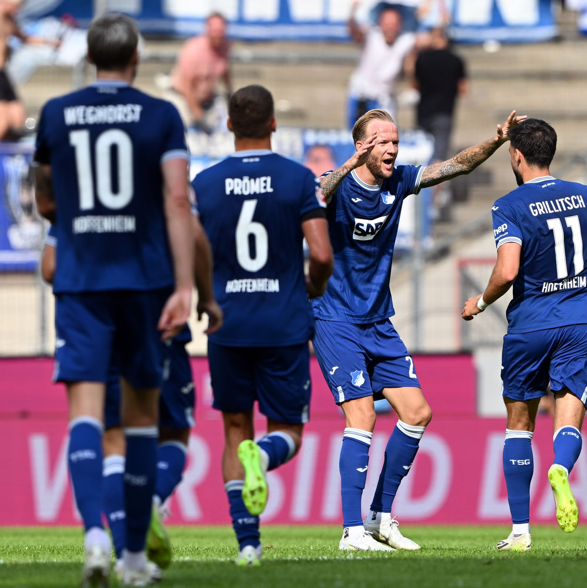 Die TSG Hoffenheim hat in Köln dreifach gepunktet. - Foto: Federico Gambarini/dpa