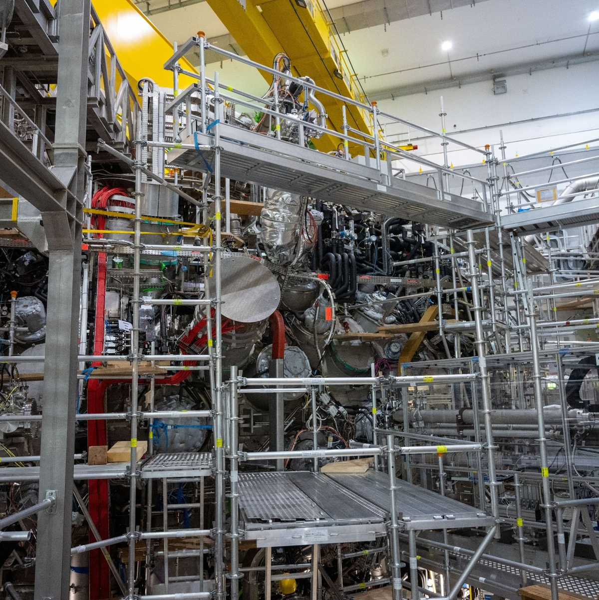 Das Max-Planck-Institut für Plasmaphysik mit dem Fusionsreaktor 