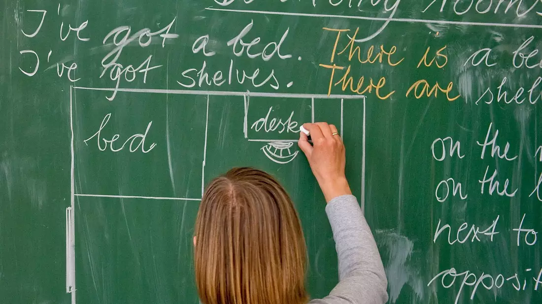 «Entschlossen gegen den Bildungsnotstand» heißt das Papier der Linken, das Reformen an Schulen vorschlägt. - Bild: Patrick Pleul/dpa-Zentralbild/dpa/Symbolbild
