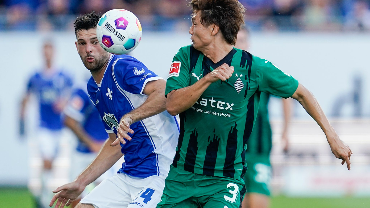 In einer ereignisreichen Partie trennten sich der SV Darmstadt und Borussia Mönchengladbach 3:3. - Foto: Uwe Anspach/dpa