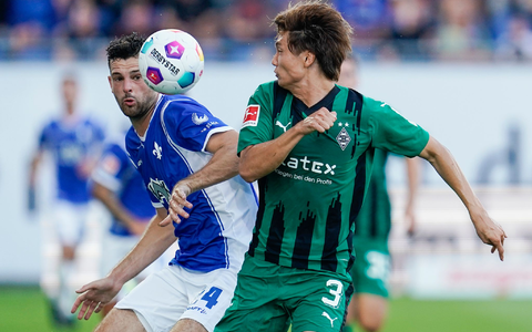 In einer ereignisreichen Partie trennten sich der SV Darmstadt und Borussia Mönchengladbach 3:3. - Foto: Uwe Anspach/dpa In einer ereignisreichen Partie trennten sich der SV Darmstadt und Borussia Mönchengladbach 3:3. - Foto: Uwe Anspach/dpa