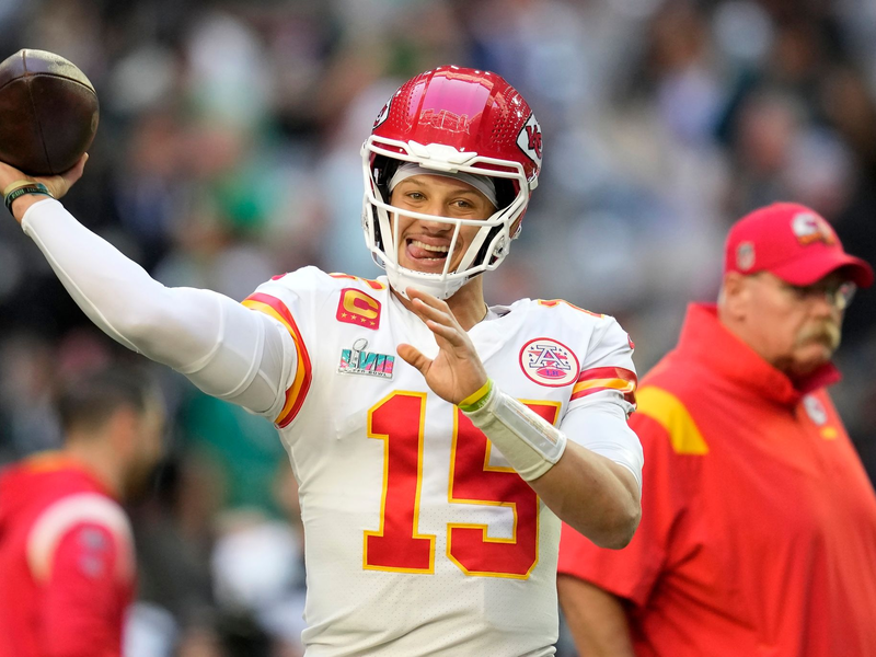 Patrick Mahomes war seit 2020 bereits der NFL-Profi mit dem größten Vertrag in der Geschichte der Liga. - Foto: Ashley Landis/AP/dpa