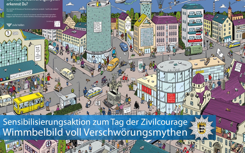 LKA-BW: Gemeinsam gegen Antisemitismus und Verschwörungsmythen - das LKA BW startet Präventionsoffensive an allen Universitäten und Hochschulen im Land - Foto: presseportal.de