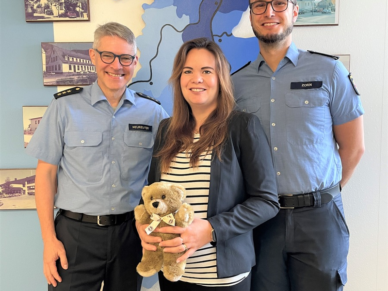 POL-PPTR: Teddybär sucht Besitzer - Foto: presseportal.de