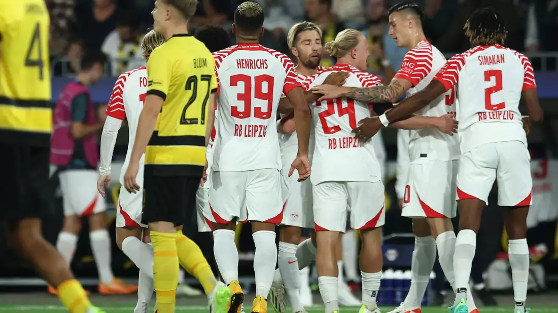 RB Leipzig besiegt zum Auftakt der Champions League Young Boys Bern mit 3:1. - Bild: Jan Woitas/dpa