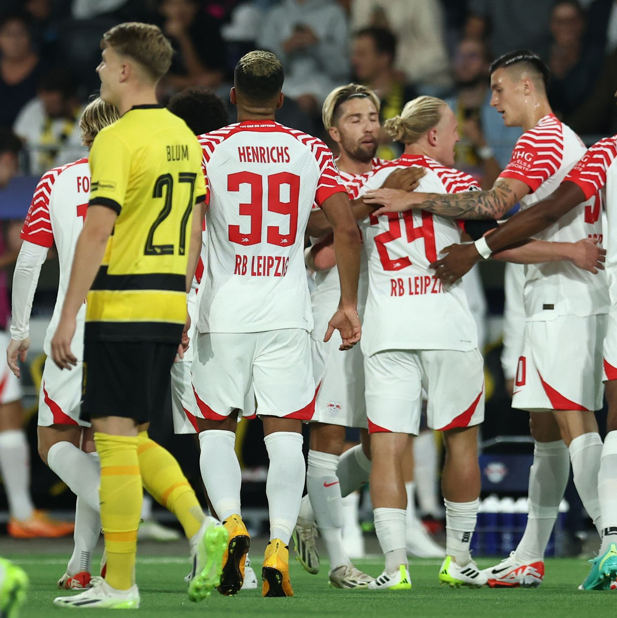 RB Leipzig besiegt zum Auftakt der Champions League Young Boys Bern mit 3:1. - Foto: Jan Woitas/dpa
