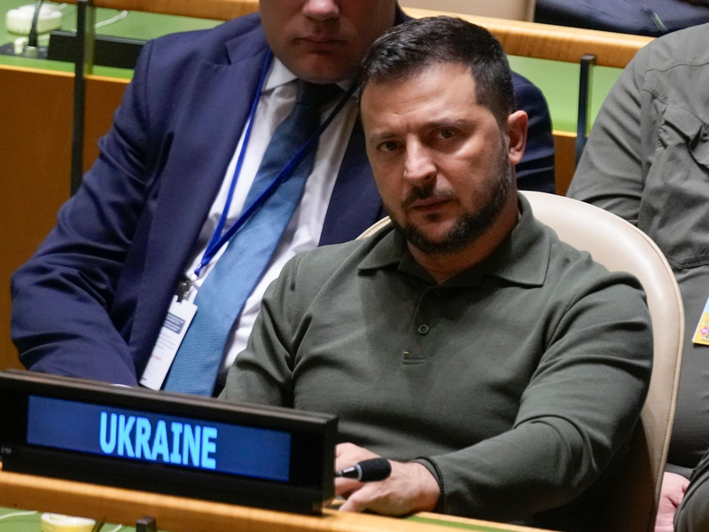 Der UN-Besuch des ukrainischen Präsidenten Wolodymyr Selenskyj ist angesichts des andauernden Krieges wichtig. - Foto: Seth Wenig/AP/dpa