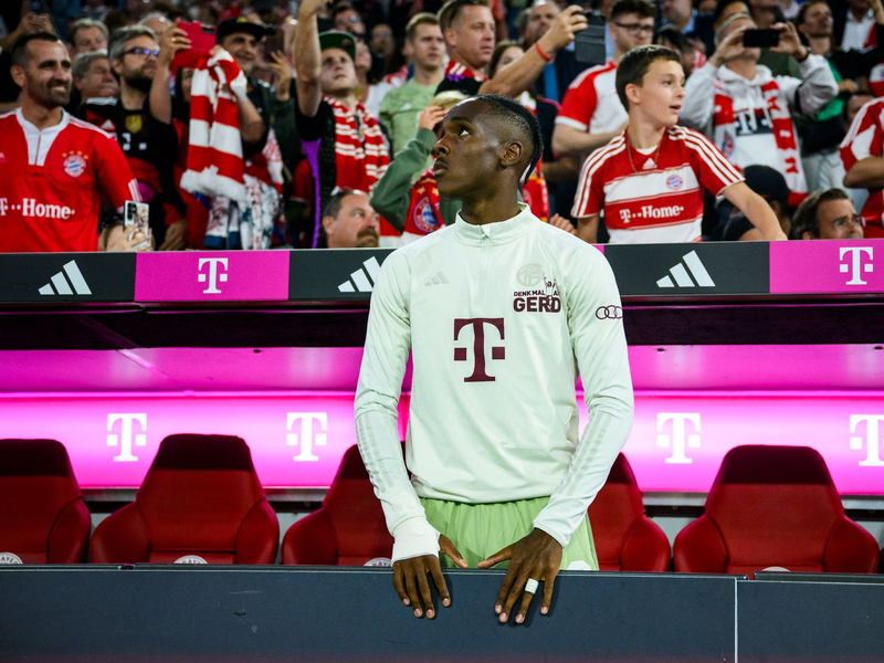 Münchens Mathys Tel bekommt großes Lob aus seinem Verein. - Foto: Tom Weller/dpa