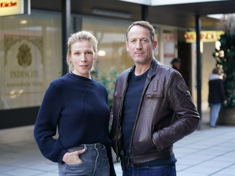 Der Schauspieler Wotan Wilke Möhring (Hauptkommissar Thorsten Falke) muss ab kommenden Jahr ohne Franziska Weisz (Hauptkommissarin Julia Grosz) auskommen. - Foto: Marcus Brandt/dpa
