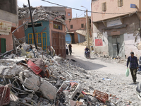 Anfang September kam es in Marokko zu einem verheerenden Erdbeben. - Foto: ---/kyodo/dpa