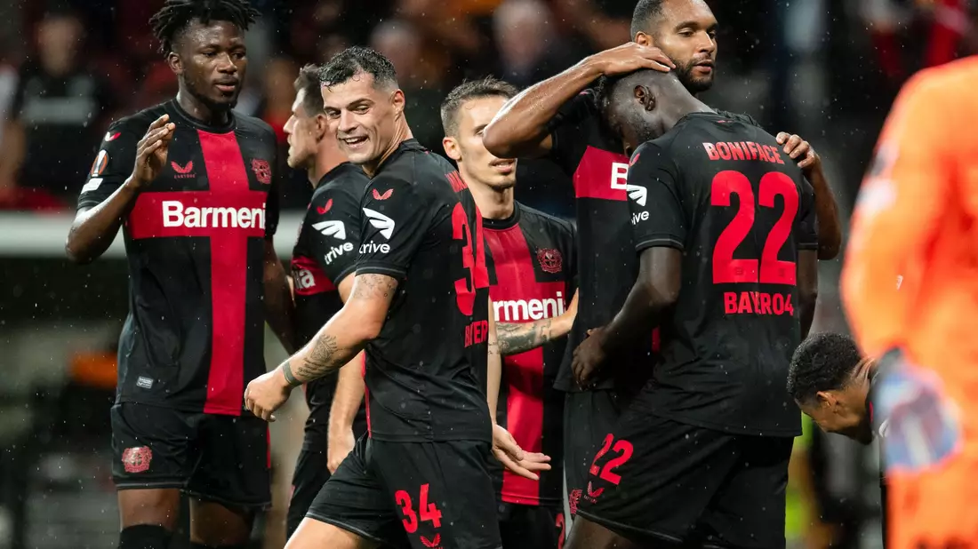 Bayer 04 Leverkusen fuhr gegen den schwedischen Meister BK Häcken drei Punkte ein. - Bild: Marius Becker/dpa