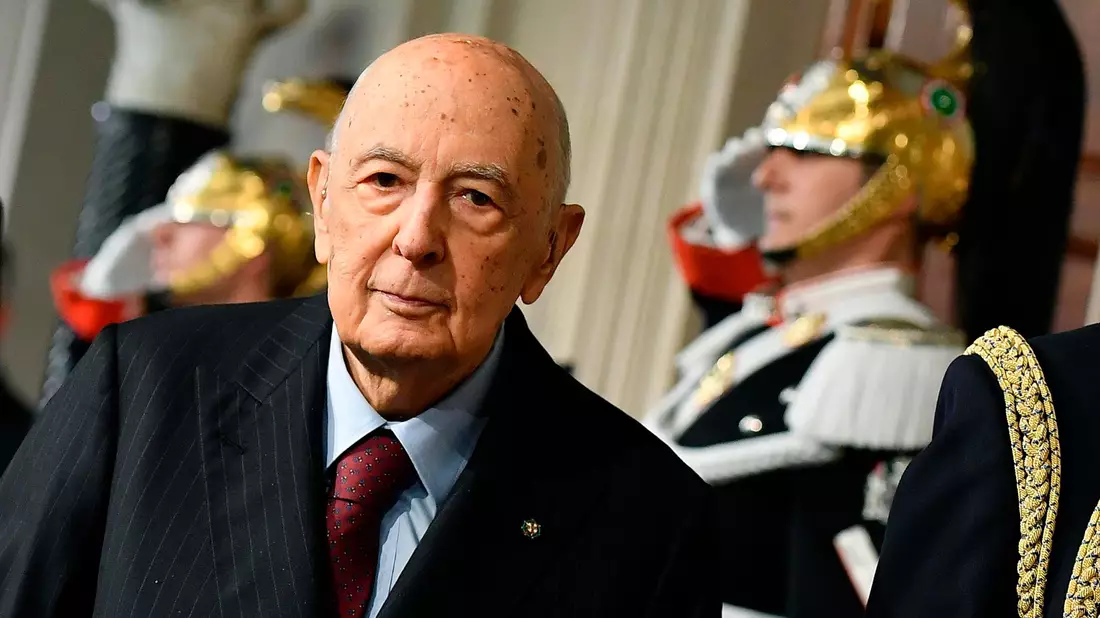 Giorgio Napolitano war der erste Ex-Kommunist, der in Italien zum Präsidenten gewählt wurde. - Bild: Ettore Ferrari/ANSA/AP/dpa