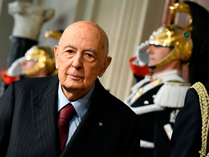 Giorgio Napolitano war der erste Ex-Kommunist, der in Italien zum Präsidenten gewählt wurde. - Foto: Ettore Ferrari/ANSA/AP/dpa