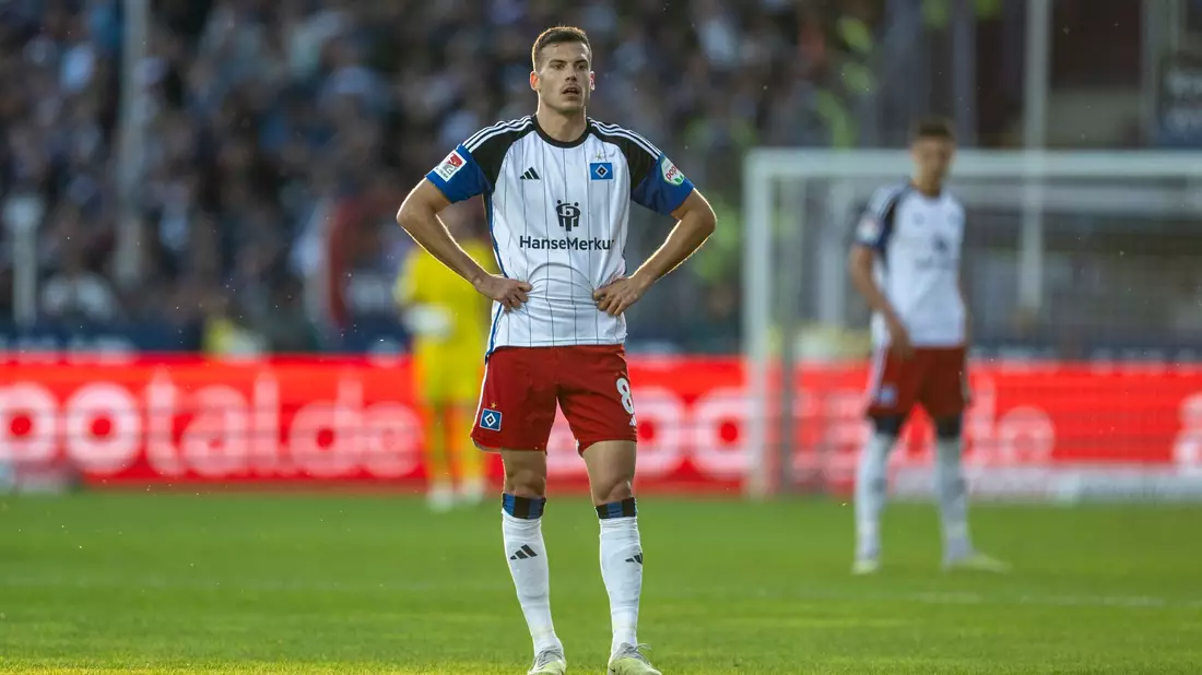 Der HSV kassierte die zweite Niederlage in Folge. - Bild: David Inderlied/dpa