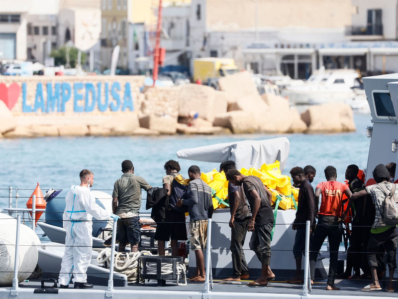 Die gesunkene Zahl von Asylbewerbern geht nach Worten der Wissenschaftlerin Victoria Rietig nur zu einem geringen Teil auf die Politik der Bundesregierung zurück.  - Foto: Cecilia Fabiano/LaPresse/AP/dpa