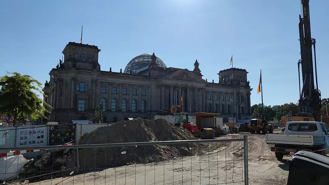 Baustelle vor Deutschem Bundestag (Archiv) - Bild: ?ber dts Nachrichtenagentur