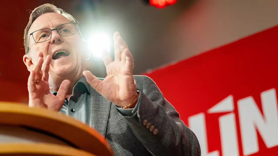Bodo Ramelow macht Friedrich Merz Vorwürfe. - Bild: Michael Reichel/dpa