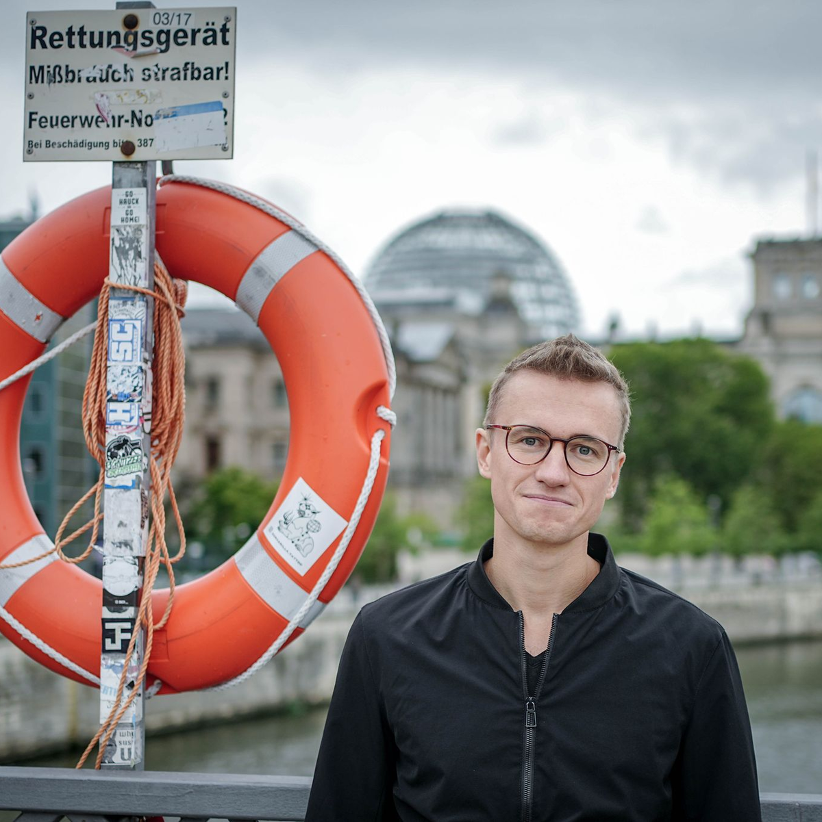 Julian Pahlke (Bündnis 90/Die Grünen) war in der zivilen Seenotrettung auf dem Mittelmeer aktiv. - Foto: Kay Nietfeld/dpa