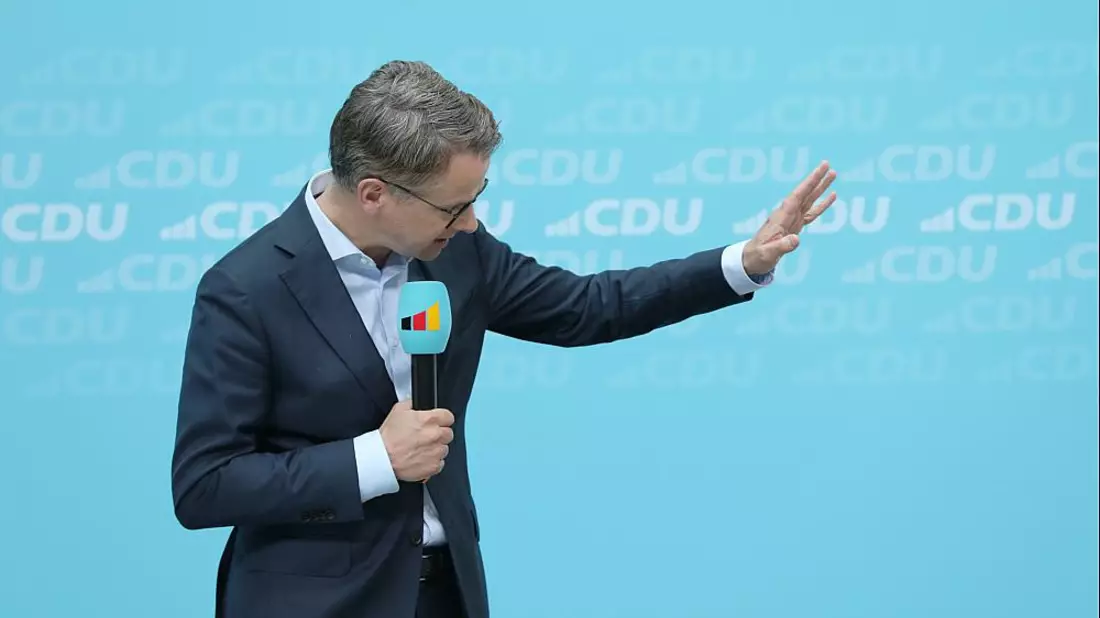 CDU-Generalsekretär Linnemann bei Vorstellung des neuen Logos - Bild: ?ber dts Nachrichtenagentur