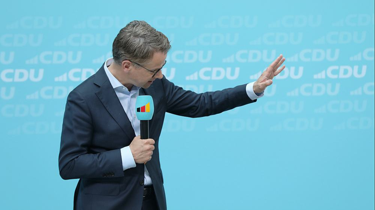 CDU-Generalsekretär Linnemann bei Vorstellung des neuen Logos - Foto: ?ber dts Nachrichtenagentur