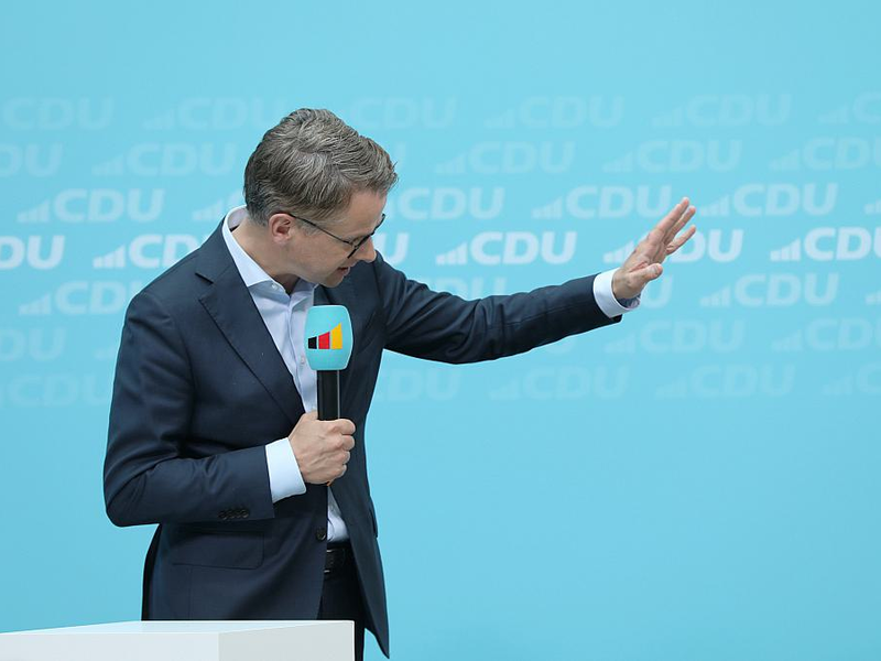 CDU-Generalsekretär Linnemann bei Vorstellung des neuen Logos - Foto: ?ber dts Nachrichtenagentur
