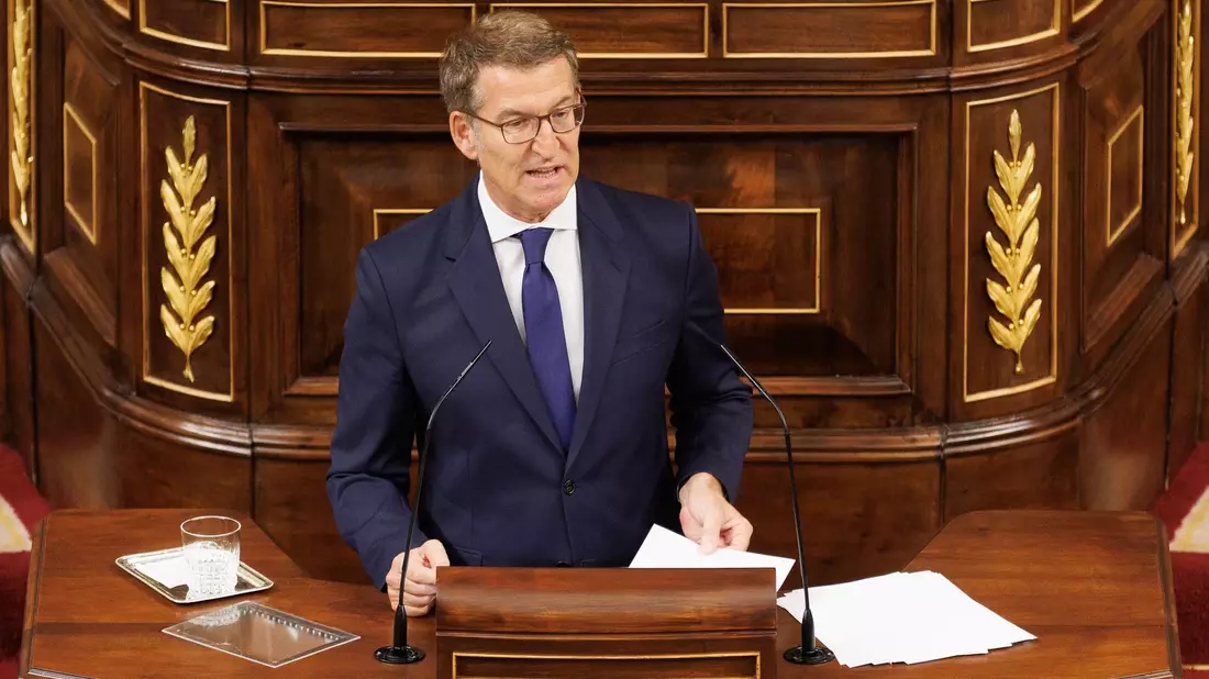 Wieder nicht geschafft: Alberto Núñez Feijóo ist auch im zweiten Wahlgang nicht zum spanischen Regierungschef gewählt worden. - Bild: Eduardo Parra/EUROPA PRESS/dpa