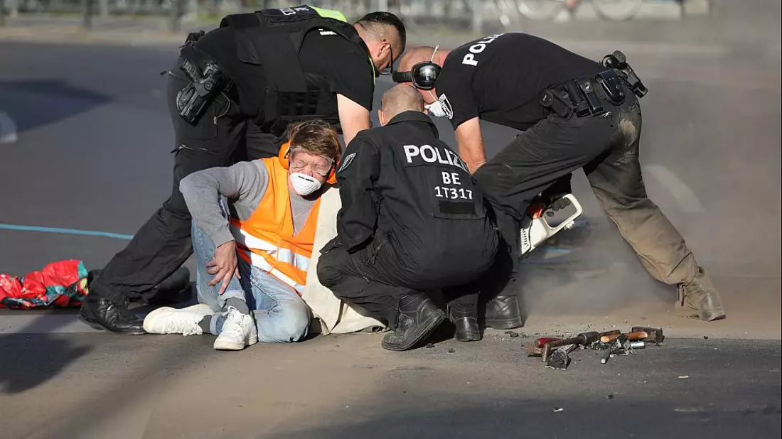Protest von Letzter Generation (Archiv) - Bild: ?ber dts Nachrichtenagentur