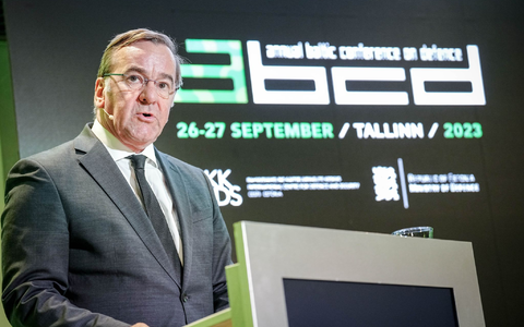 Verteidigungsminister Boris Pistorius (SPD) besuchte für drei Tage zuerst Lettland und anschließend Estland für militär-politische Gespräche. - Foto: Kay Nietfeld/dpa