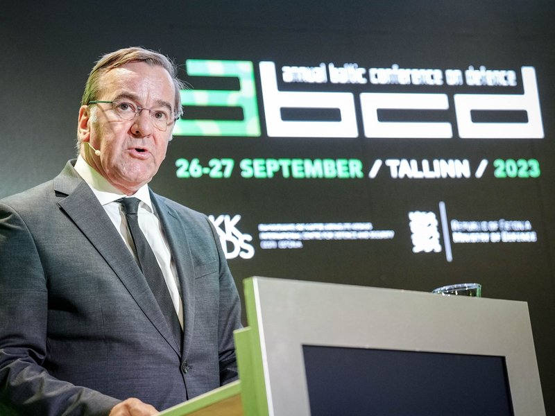 Verteidigungsminister Boris Pistorius (SPD) besuchte für drei Tage zuerst Lettland und anschließend Estland für militär-politische Gespräche. - Foto: Kay Nietfeld/dpa