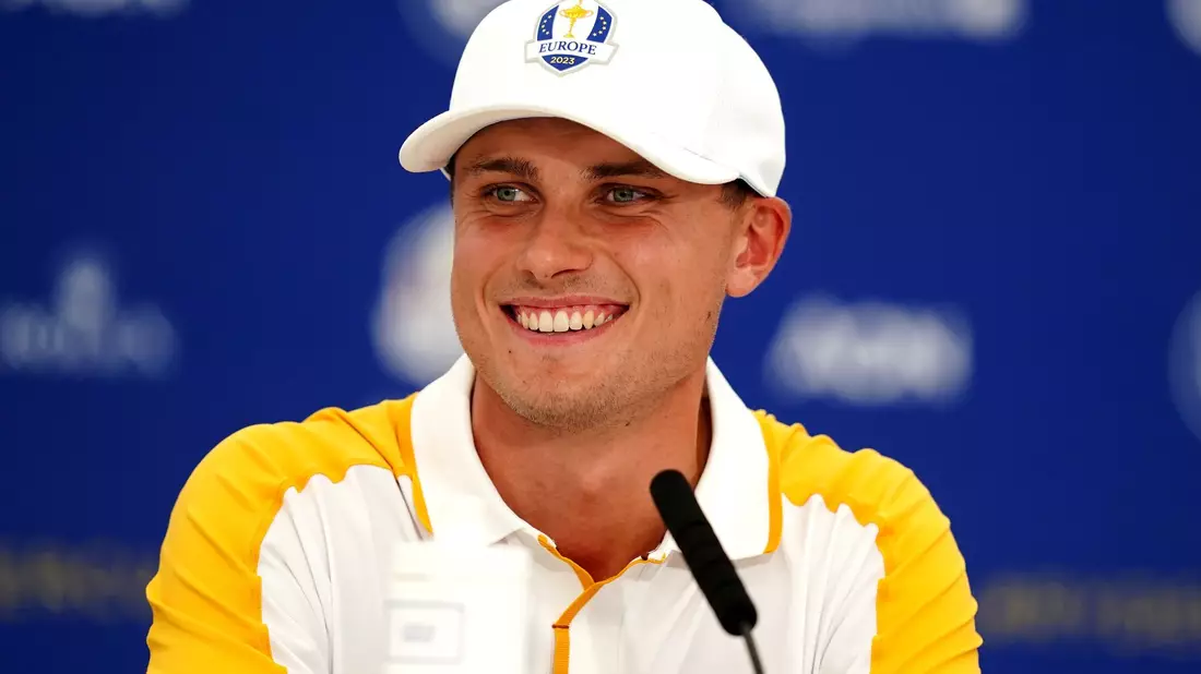 Der Schwede Ludvig Aberg gilt als großes Golftalent. - Bild: Mike Egerton/PA Wire/dpa