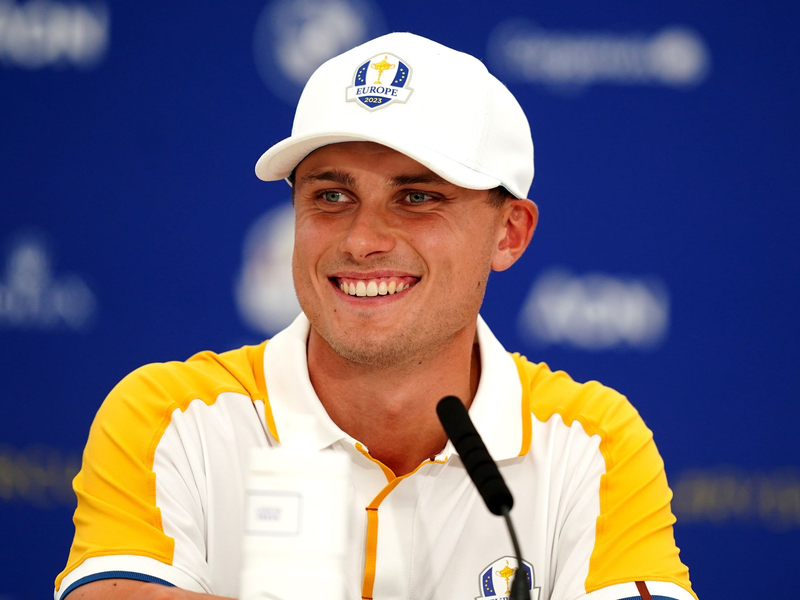 Der Schwede Ludvig Aberg gilt als großes Golftalent. - Foto: Mike Egerton/PA Wire/dpa