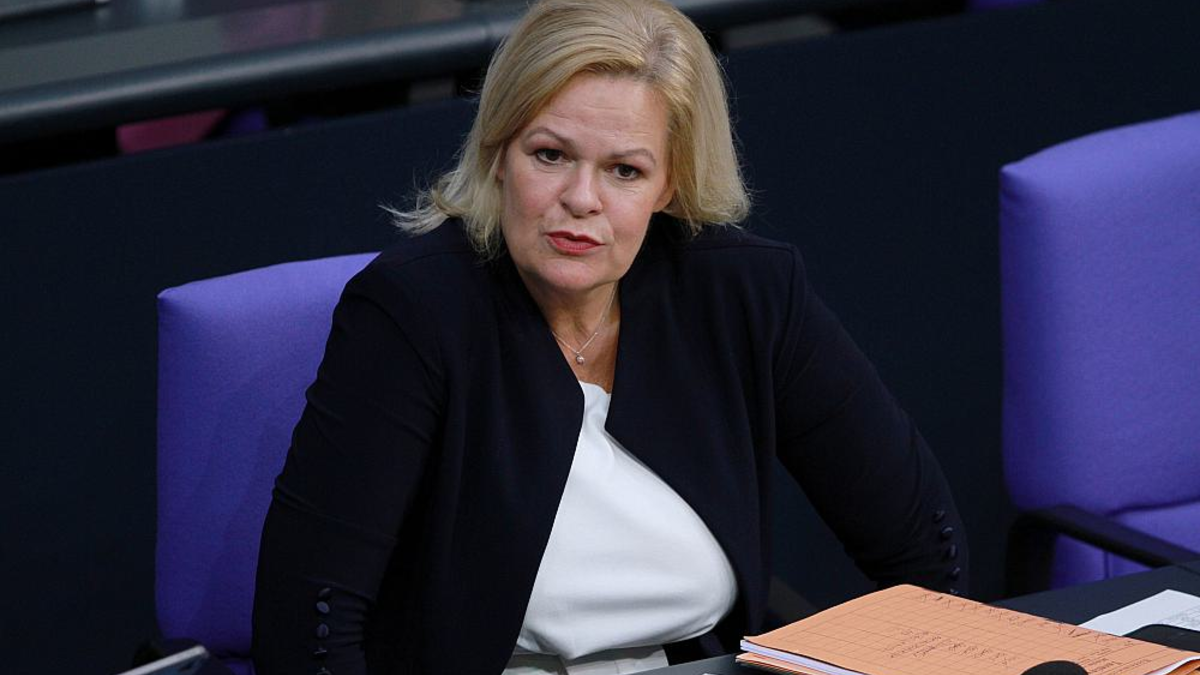 Nancy Faeser (Archiv) - Foto: ?ber dts Nachrichtenagentur