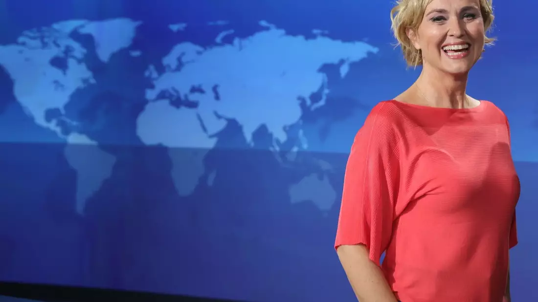 Caren Miosgaist die dienstälteste «Tagesthemen»-Moderatorin - 16 Jahre lang moderierte sie das Nachrichtenflaggschiff im Ersten. - Bild: Ulrich Perrey/dpa