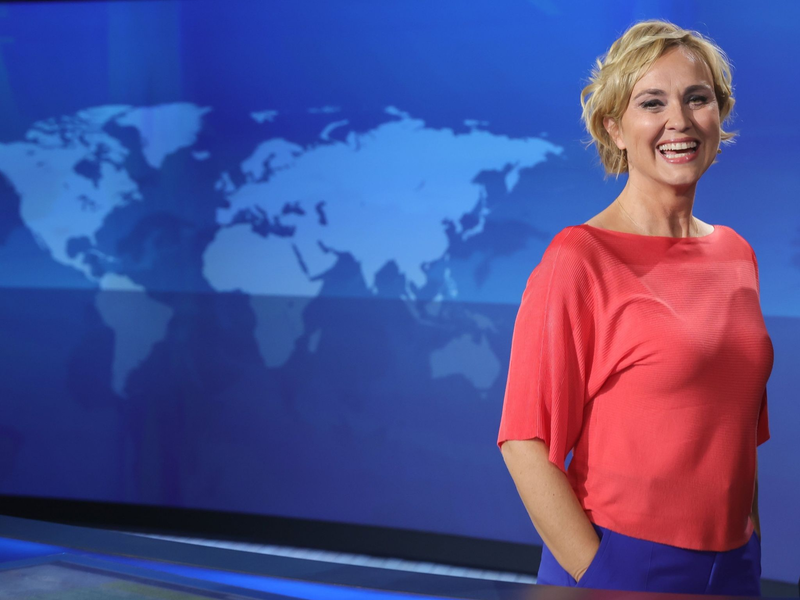 Caren Miosgaist die dienstälteste «Tagesthemen»-Moderatorin - 16 Jahre lang moderierte sie das Nachrichtenflaggschiff im Ersten. - Foto: Ulrich Perrey/dpa