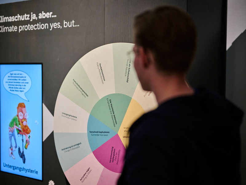 Das Museum für Kommunikation in Berlin zeigt die Ausstellung «Klima_X. Warum tun wir nicht, was wir wissen?». - Foto: Yves Sucksdorff/Museum für Kommunikation Berlin/dpa