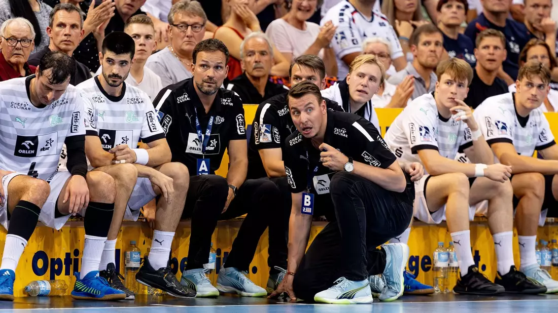 Die Kieler gastieren am Samstag beim SC Magdeburg. - Bild: Axel Heimken/dpa