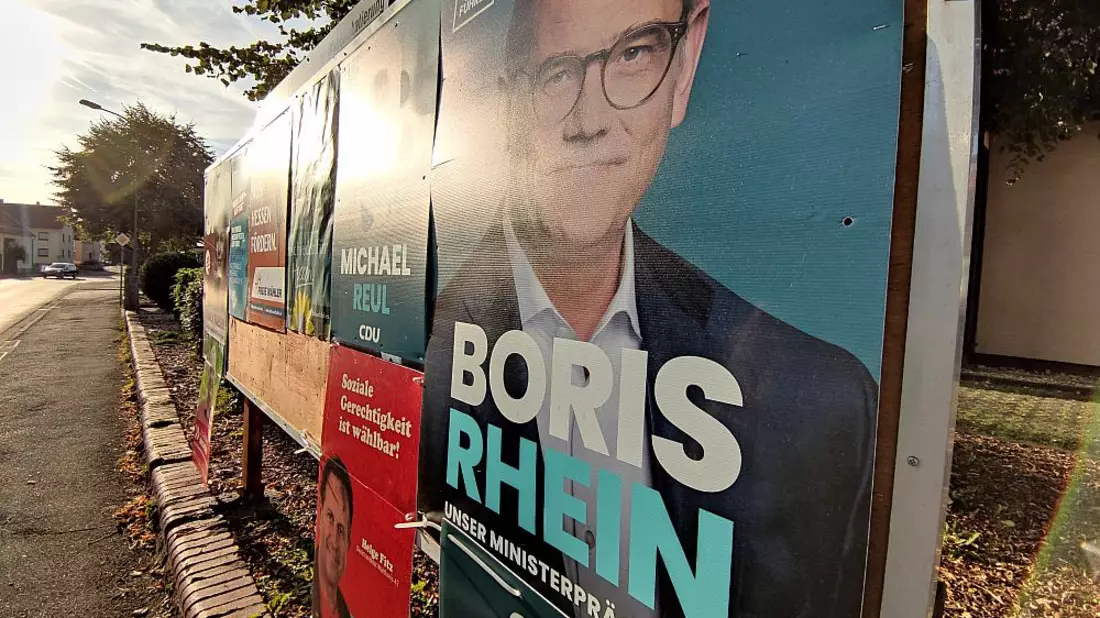 CDU-Wahlplakat zur Landtagswahl in Hessen 2023 (Archiv) - Bild: ?ber dts Nachrichtenagentur